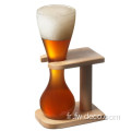 Bière Verre de bière Quarter de cour de bière avec stand